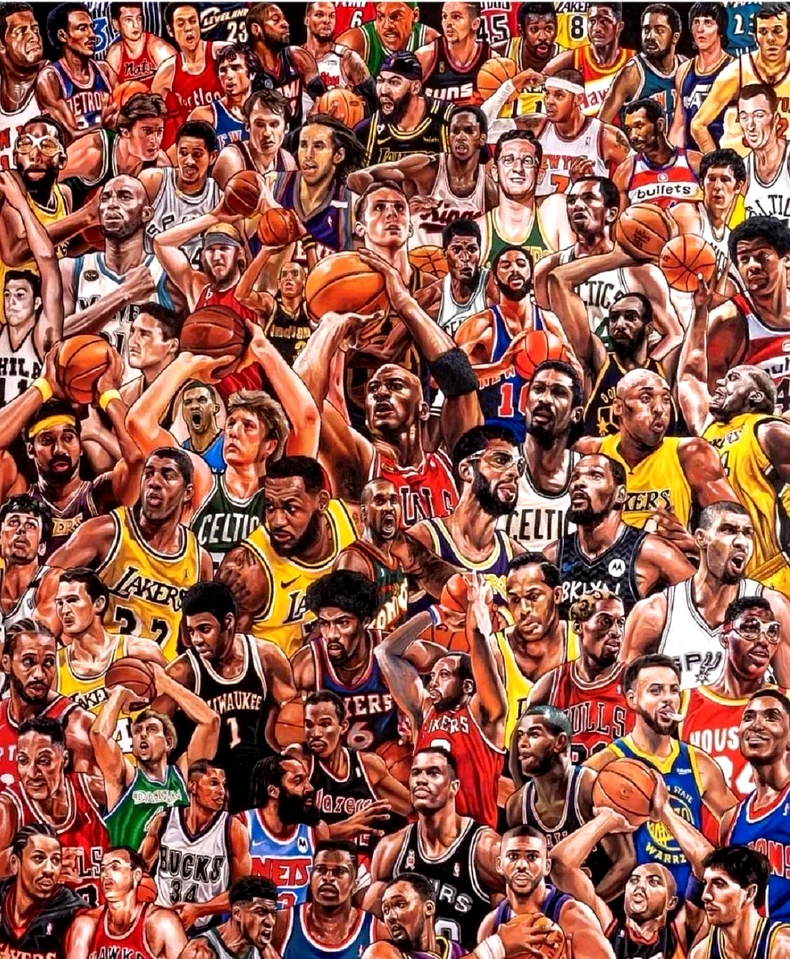 篮球巨星们展开激烈角逐，谁能笑到最后？